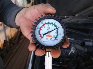 Замер компрессии в двигателе LADA (ВАЗ) Kalina  